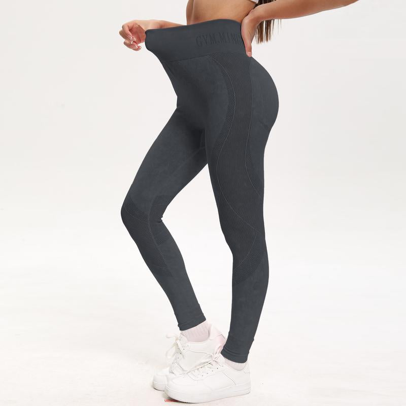 Women's High-Waist Butt-Lifting Pleated Leggings – Soft, Stretchy & Breathable for Yoga, Running & Workouts