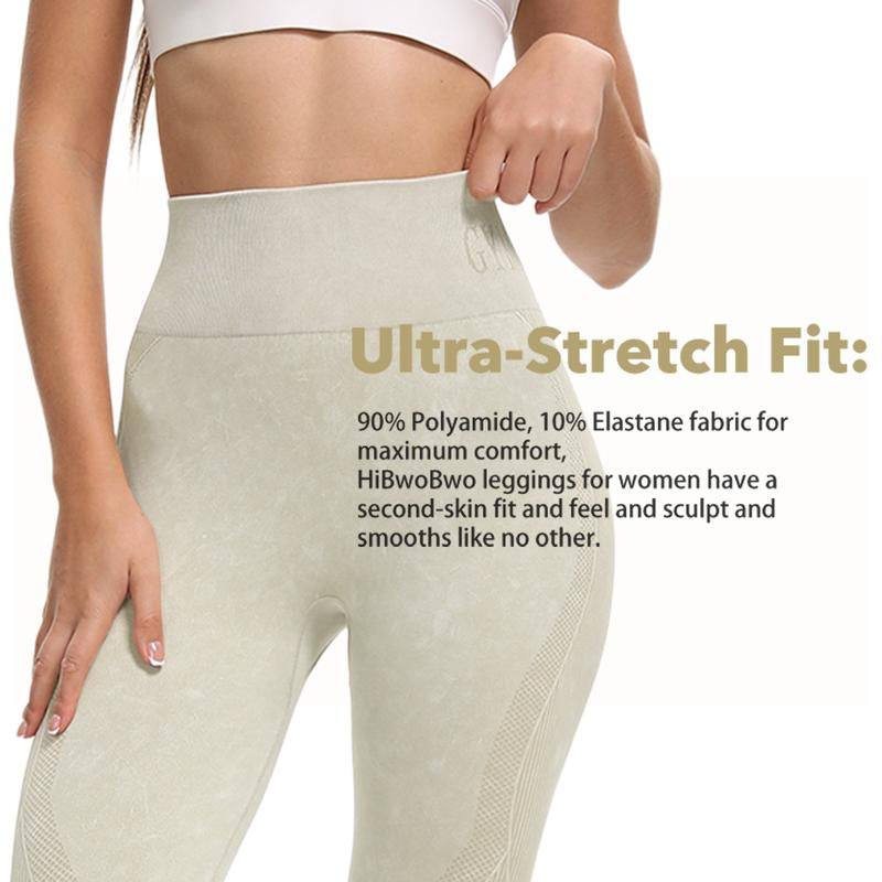 Women's High-Waist Butt-Lifting Pleated Leggings – Soft, Stretchy & Breathable for Yoga, Running & Workouts